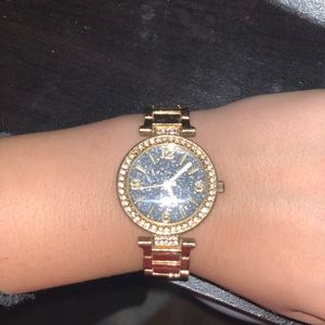 Rose gold watch